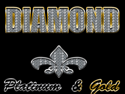 Diamond gold platinum styles