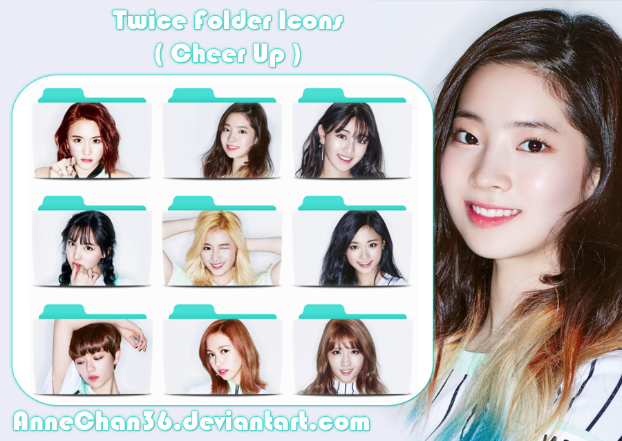 Twice Folder Icons Cheer Up By Annechan36 On Deviantart