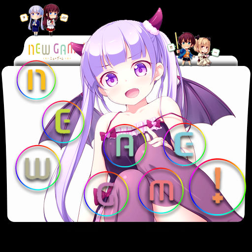 NEW GAME! Folder Icon v3 by xxRaikageChruzu-Txx on DeviantArt