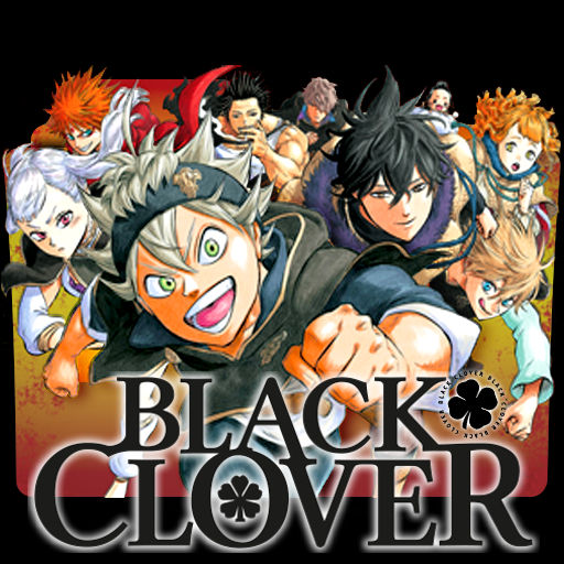 Black clover folder icon