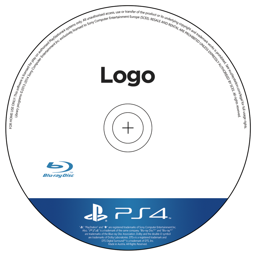 PS4 Disc Template (PSD file) by dAsh1412 on DeviantArt