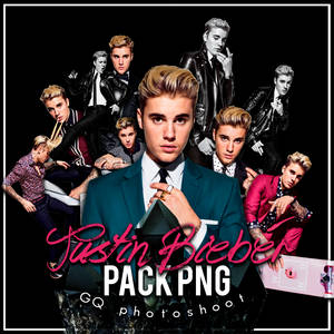 PACK PNG - Justin Bieber GQ Photoshoot