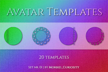 Avatar Templates -  Set Nr. 01