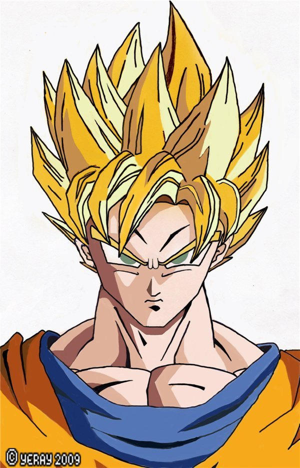 Goku ss1 by yerayr91 on DeviantArt