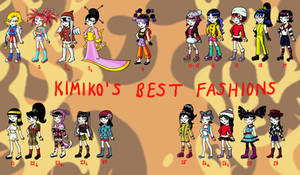 Xiaolin Showdown Kimiko Best Fashions Collection 2 By Purpleorchid 8863 