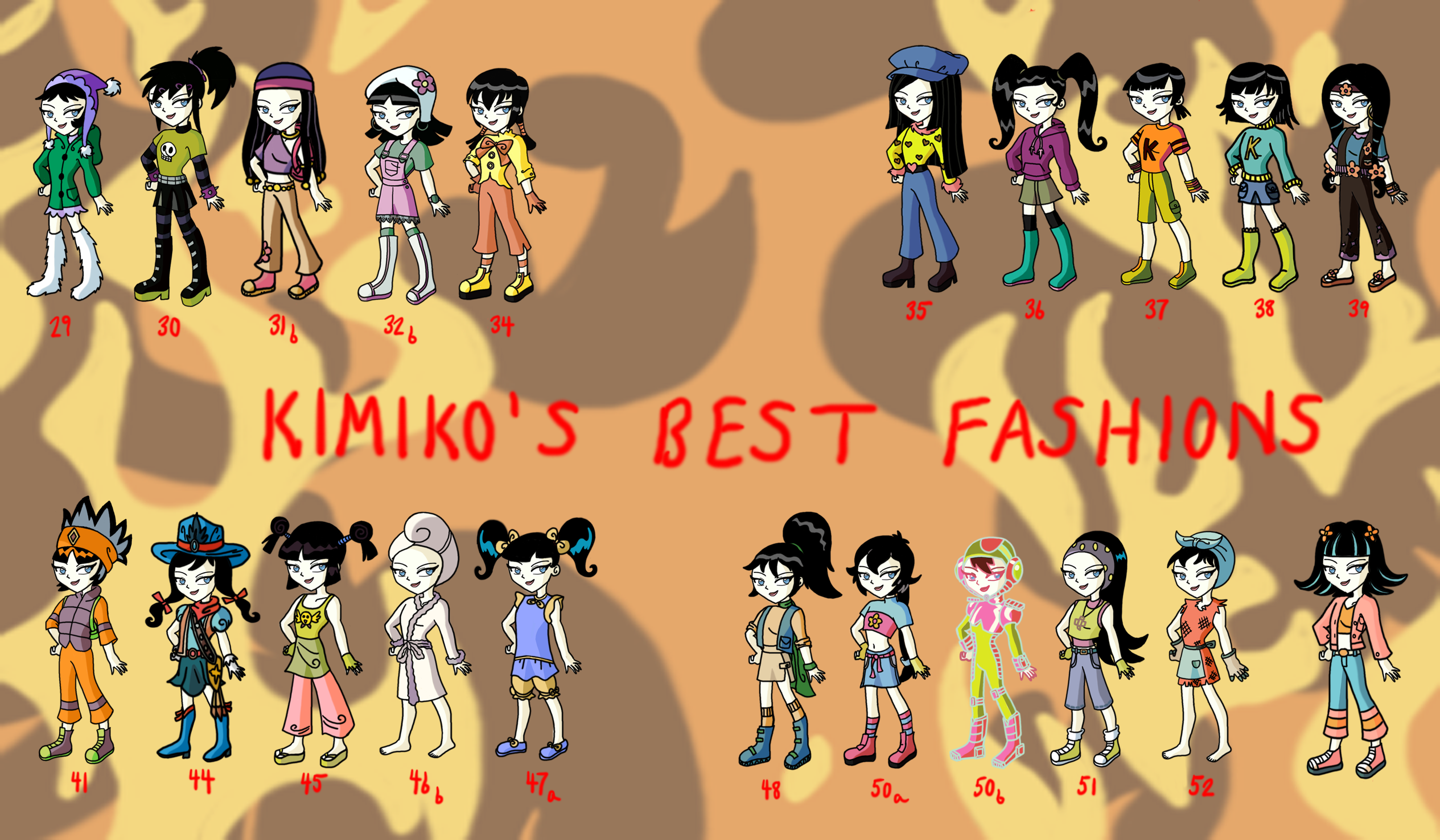 Xiaolin Showdown Kimiko Best Fashions Collection 2 By.