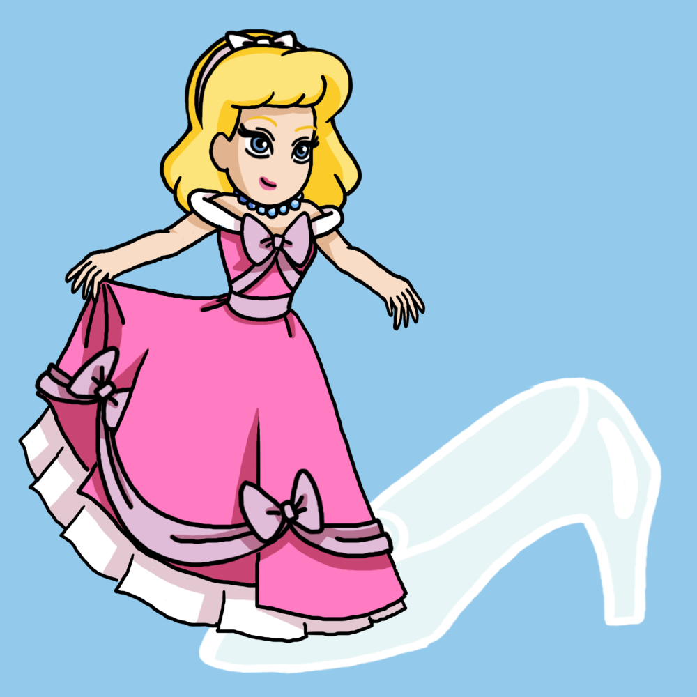Pink dress cheap cinderella