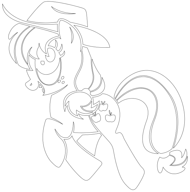 Happy Applejack