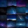 HIGH QUALITY  STARS NIGHT SKY BACKGROUNDS