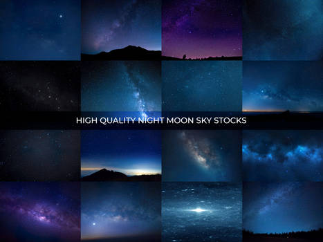 HIGH QUALITY  STARS NIGHT SKY BACKGROUNDS