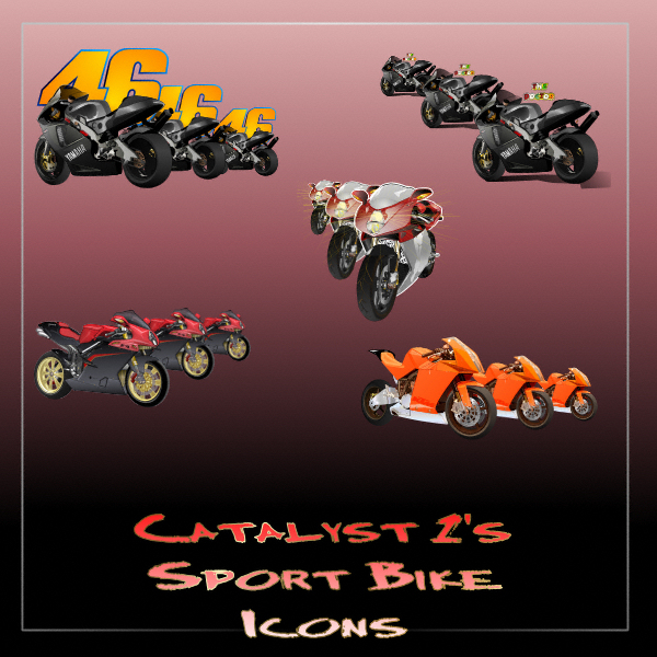 Catalyst1's Sport Bike Icons by Catalyst1