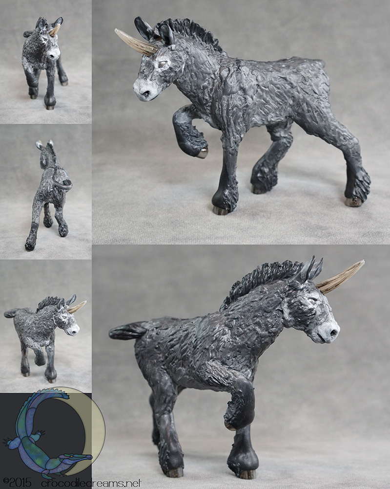 The Burrocorn in her Winter Coat by crocodiledreams