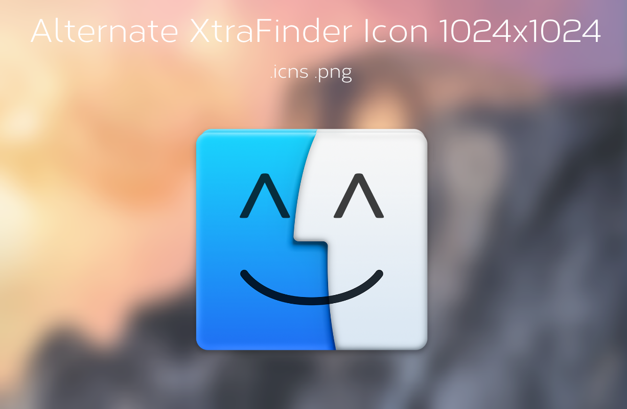 Alternate XtraFinder Icon 1024x1024