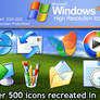 Windows XP High Resolution Icon Pack