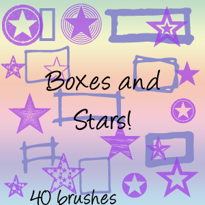 Stars and Boxes with imagepack