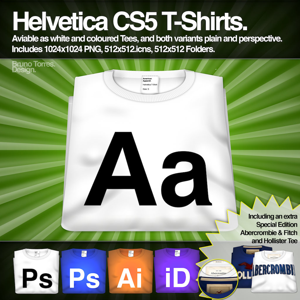 Helvetica CS5 T-Shirts.