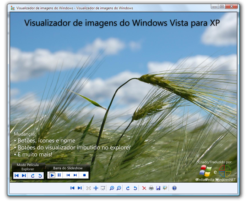 Vista Pic Viewer for XP PT-BR