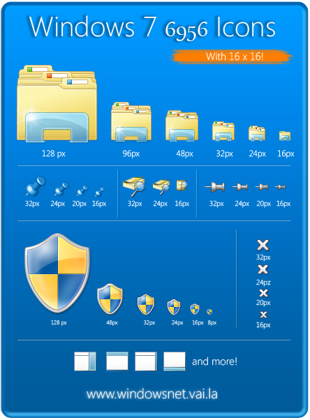 Windows 7 6956 Icons