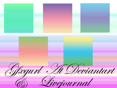 Gradient Texture Set by gfxgurl on DeviantArt