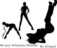 sexy Silouettes Brushes.