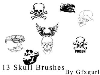 Skull Brushes.