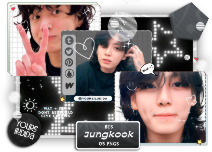 PNG PACK: JEON JUNGKOOK (BTS) #5 by YOUREILUDIDA on DeviantArt