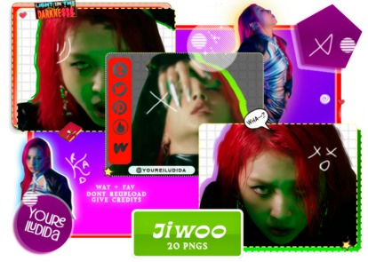 PNG PACK: Jiwoo - ICKY (Kard) #8