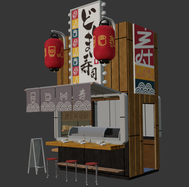 No More Heroes 3 Yatai Sushi by fdgsz on DeviantArt