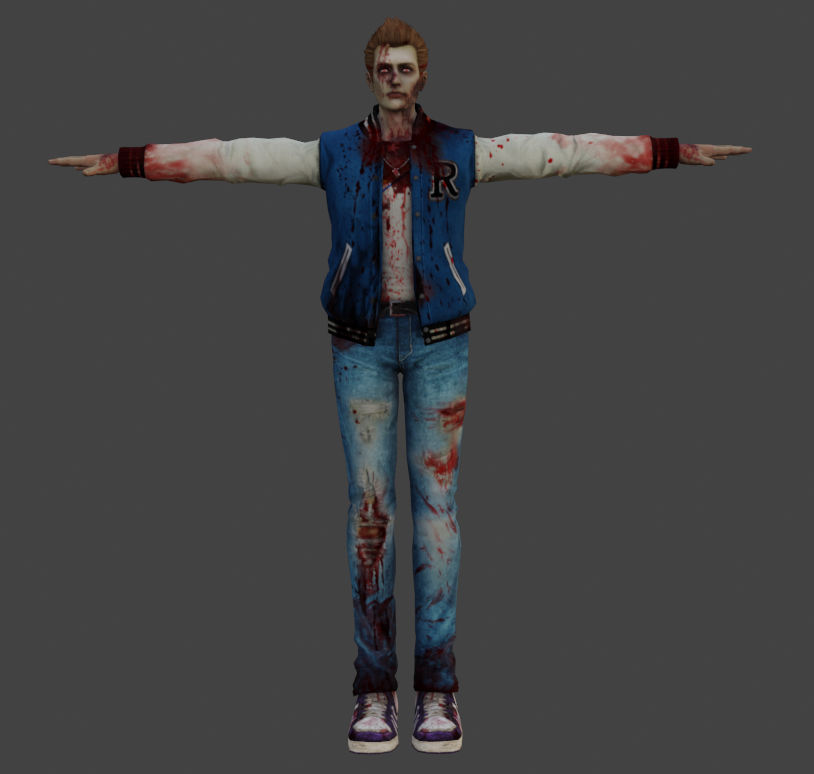 Xbox 360 - Lollipop Chainsaw - Nick Carlyle (Original Body) - The Models  Resource