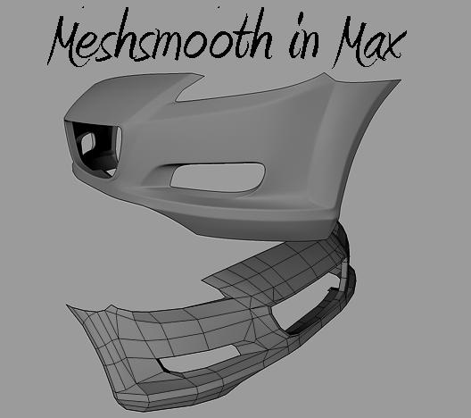 Lame Tut..Meshsmooth in max