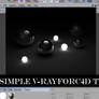VrayforC4D simple tutorial.