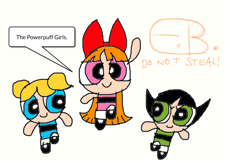The Powerpuff Girls on DA Muro by me by WannyManny on DeviantArt