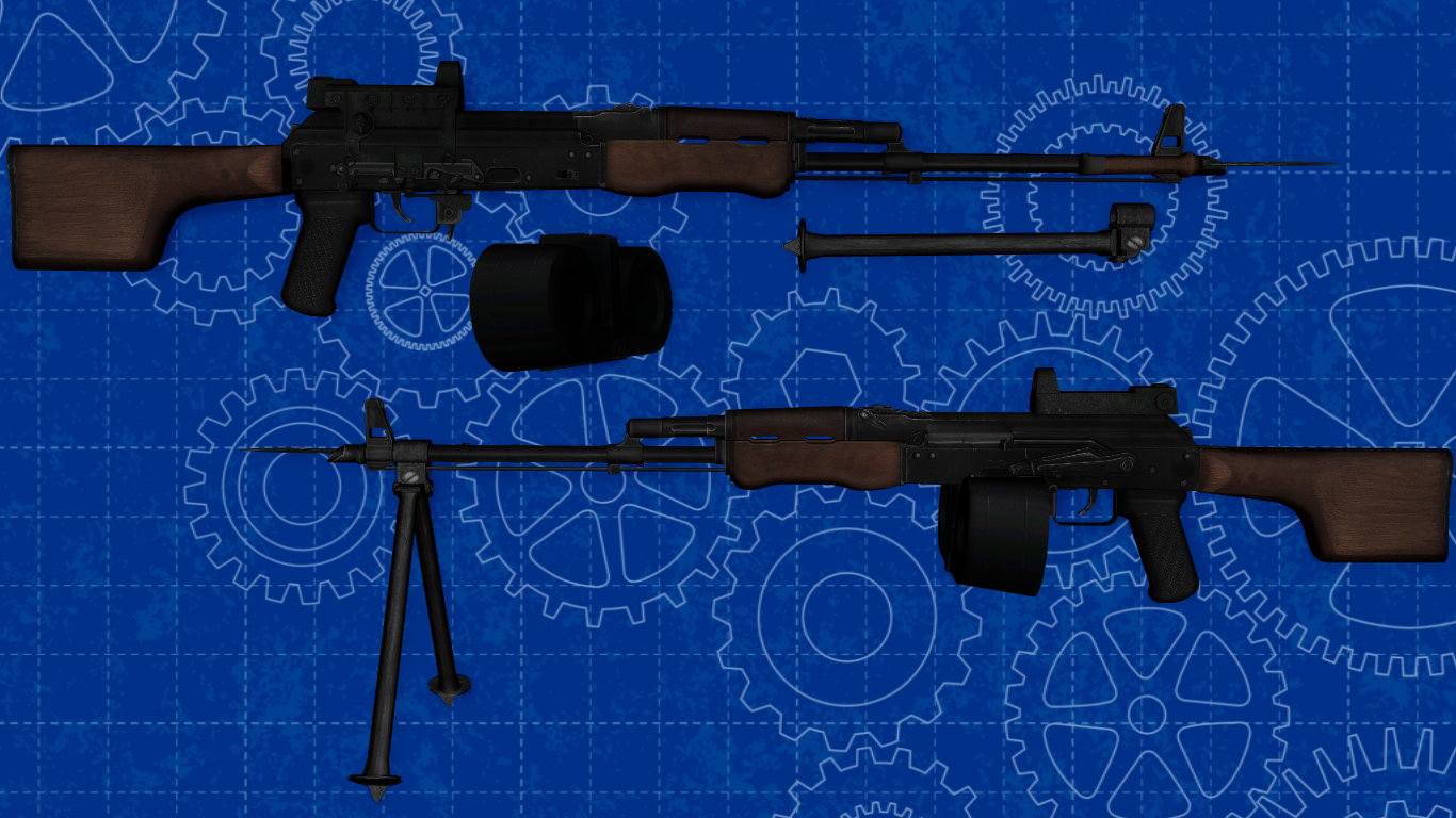 [MMD] AKM RPK bayonet custom for DL by AbyssLeo on DeviantArt