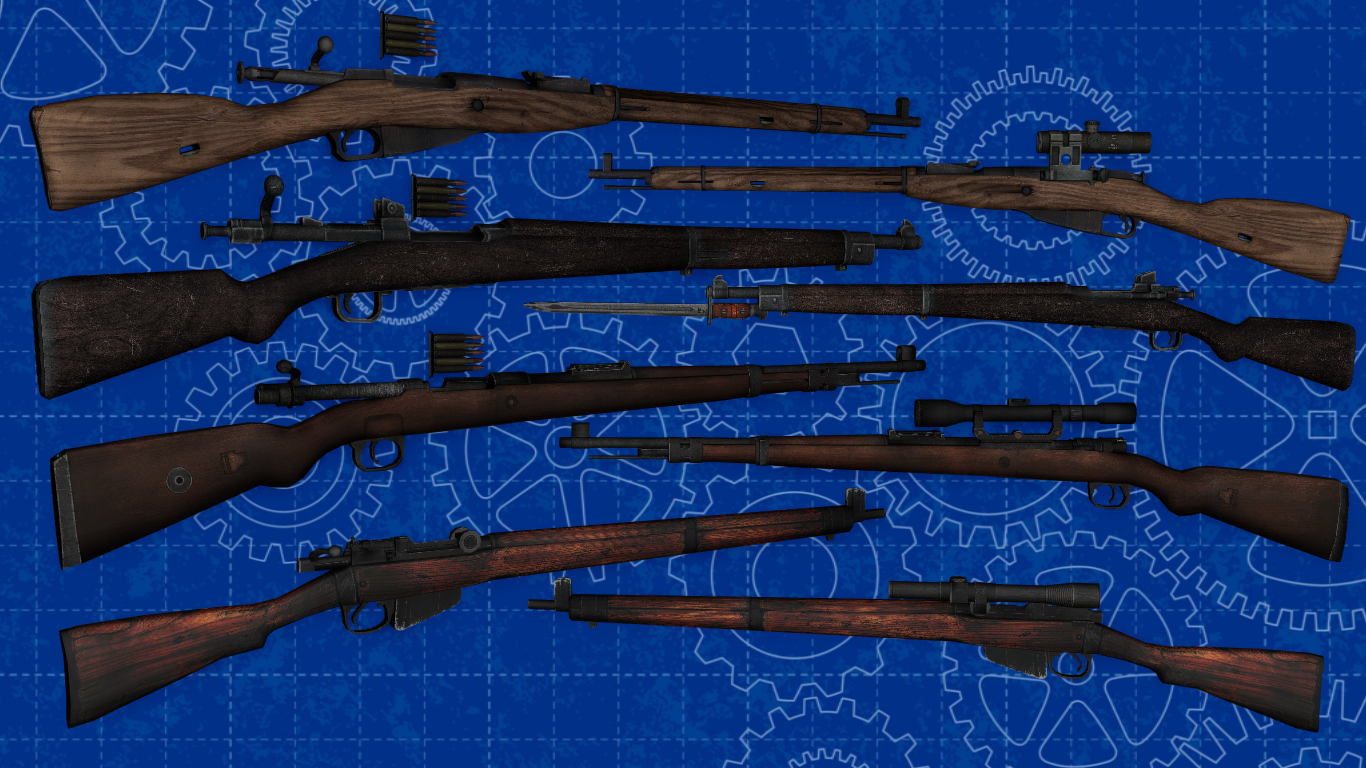 [MMD] World War 1 pack: Bolt action for DL by AbyssLeo on DeviantArt