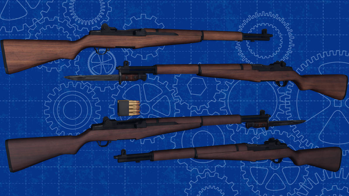 [MMD] M1 Garand for DL by AbyssLeo on DeviantArt