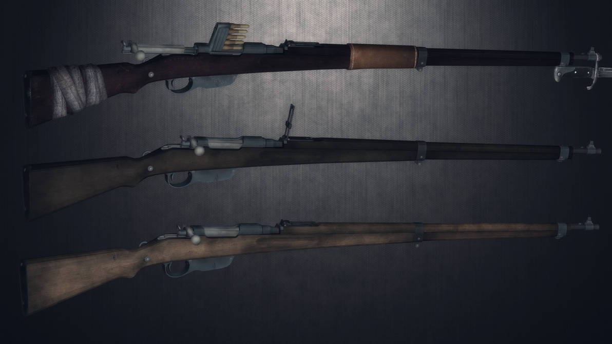 [MMD] Steyr Mannlicher 1895 pack for DL by AbyssLeo on DeviantArt