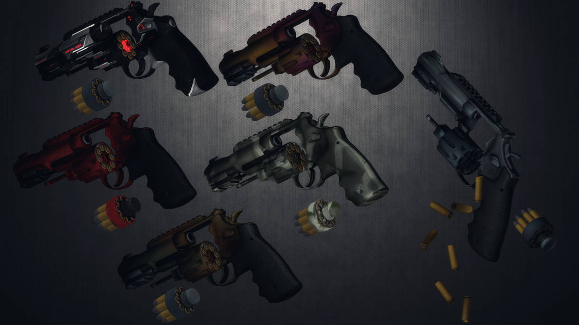 [MMD] .357 Magnum MP R8 pack for DL by AbyssLeo on DeviantArt