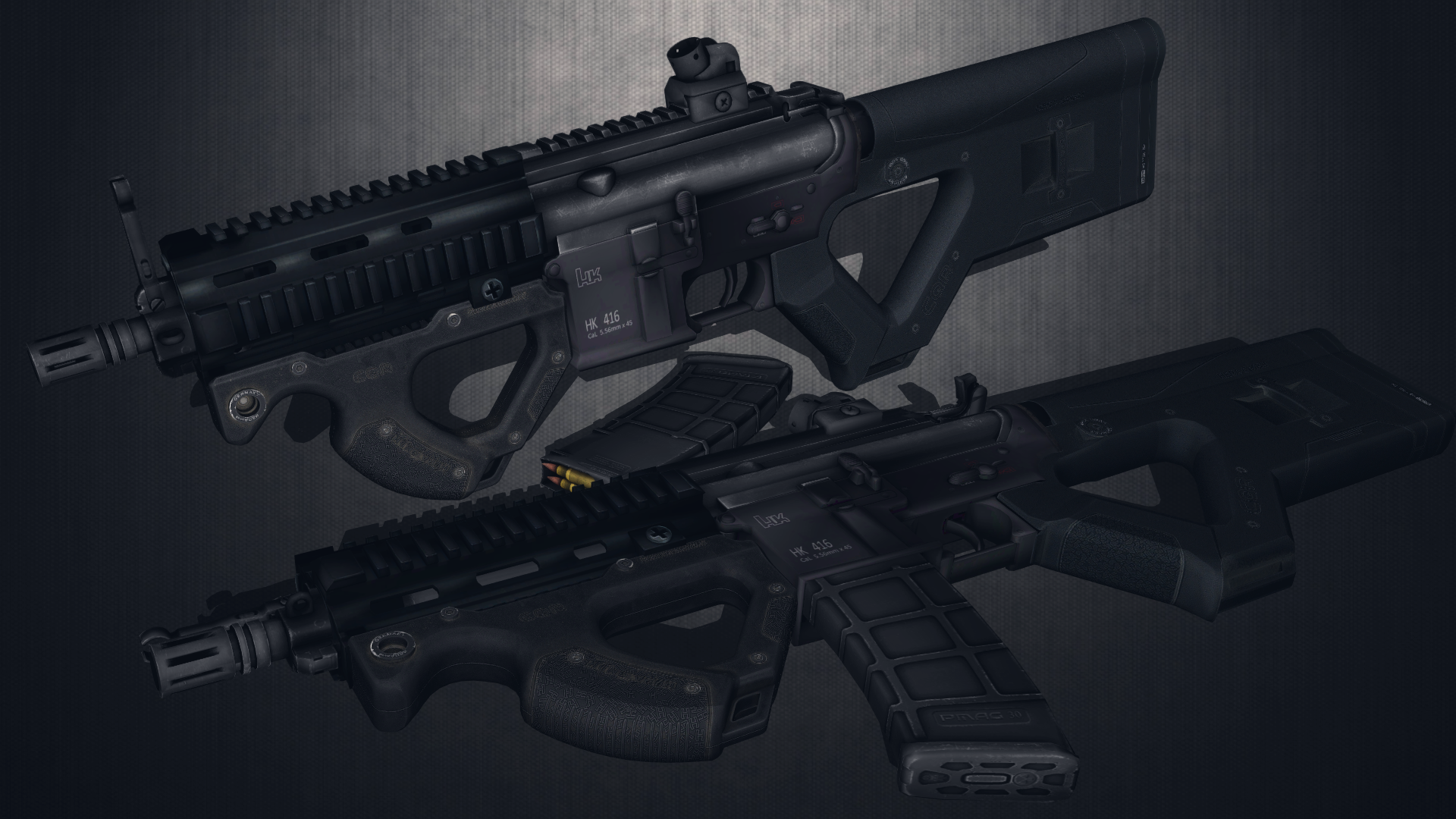MMD Heckler and Koch HK416C Hera Arms Mods forDL.