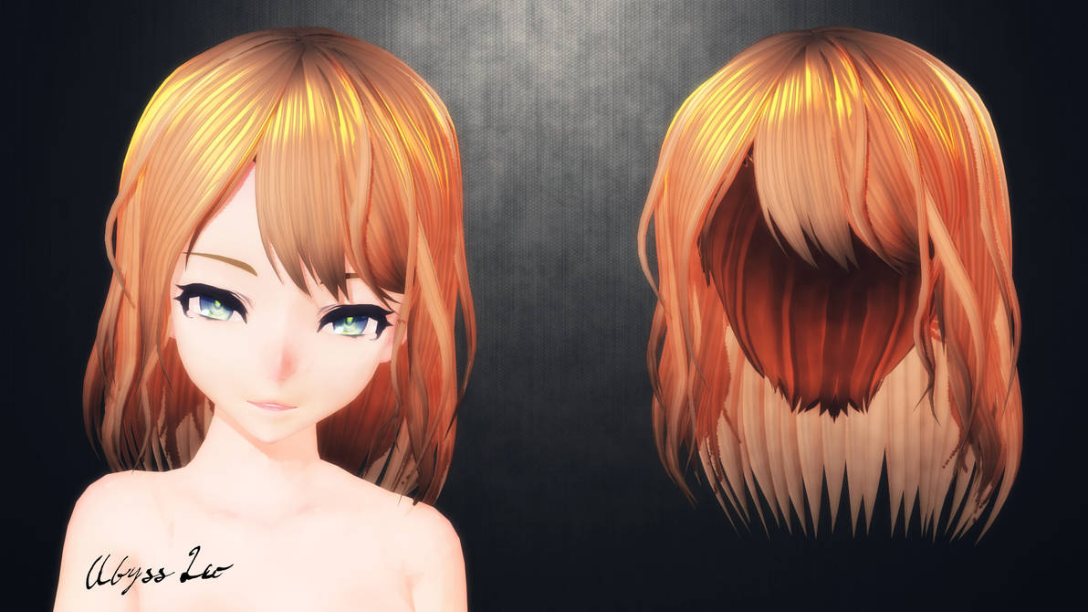 [MMD] Why is there still a hair for DL?? (idk...) by AbyssLeo on DeviantArt