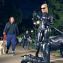 April Showers: Just a walkin' the dawg!