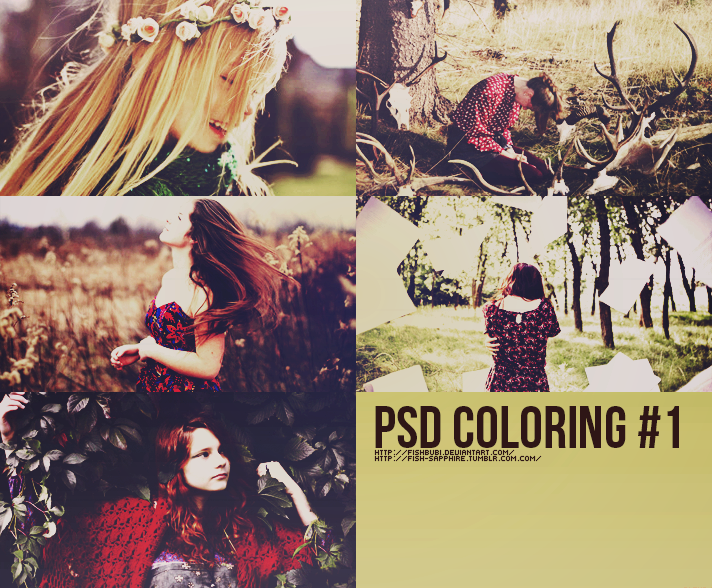 Psd coloring #1 by FishBubi on DeviantArt