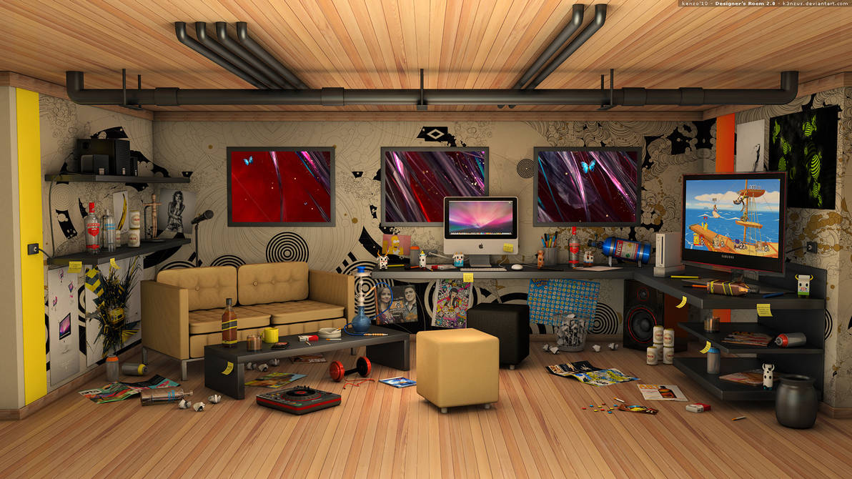 Kenzo online room 3d