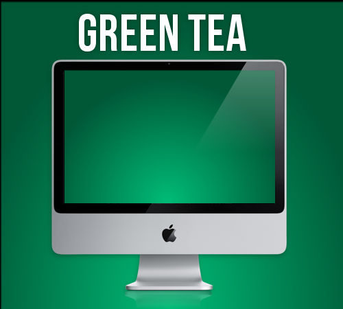 Green Tea Computer Green Tea - Wallpaper by shwutpasta on DeviantArt