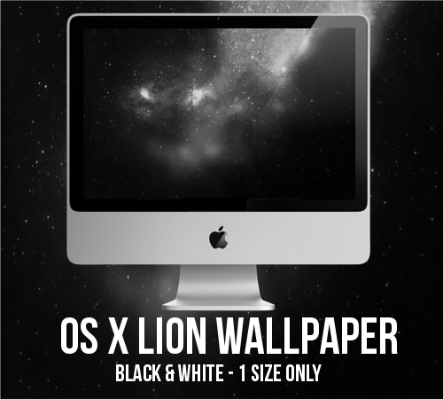 Mac OS X Lion - Wallpaper BW