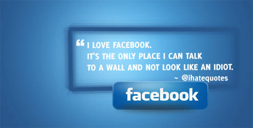 Facebook Talking to a Wall