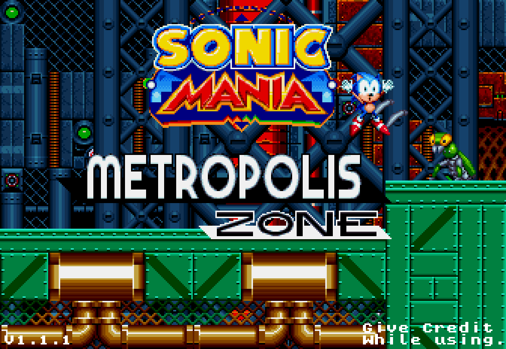 Sonic Mania : Nemesis Revenge ! #2 Studiopolis Zone ( sprite