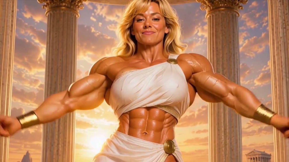 MIGHTY FEMALE MUSCLE GODDESS sung by BRICK-NEY by Fanrule1 on DeviantArt