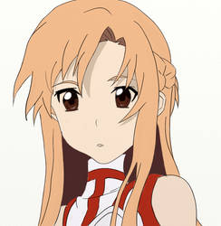 Asuna - Sword Art Online - Colored