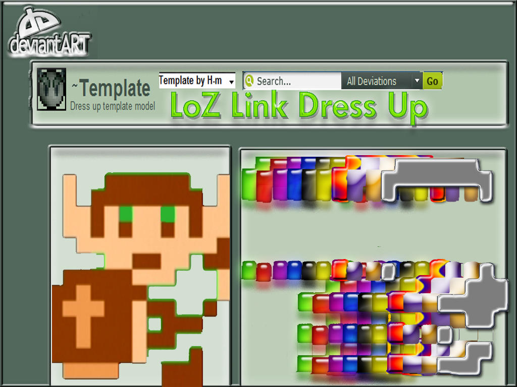 LoZ Link Dress Up by TheElvenGamer on DeviantArt