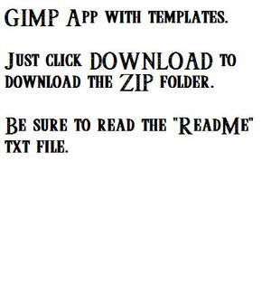 GIMP app with Templates